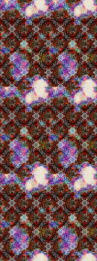 Çiçekli karalama şeklinde Raster çiçek deseni. Gri ve kahverengi renkli çiçekler. Yumuşak, bahar çiçekli arka plan.