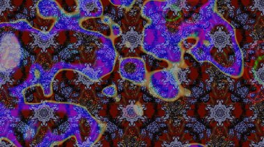 Güzel kumaş deseni. Bahar çiçekleriyle güzel bir çiçek deseni çizmişsin. Raster illüstrasyonu.