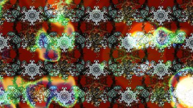 Küçük çiçekte güzel bir desen. Moda baskıları için zarif bir şablon. Çiçekli bahar çiçekleri. Küçük renkli çiçekler. Motley illüstrasyonu.