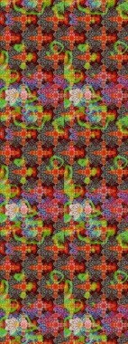 Eski usul. Raster illüstrasyonu. Tomurcukları çiçek olan sevimli bir çiçek deseni. Raster. Kumaş, tekstil, duvar kağıdı baskısı için. Taslak arkaplan.