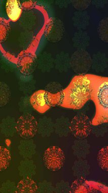 Çiçek desenli eskiz, darbeler, sıçramalar, yaz çiçekleri. Gri renkli çiçekler. Raster illüstrasyonu.