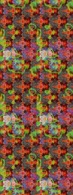 Eski usul. Raster illüstrasyonu. Tomurcukları çiçek olan sevimli bir çiçek deseni. Raster. Kumaş, tekstil, duvar kağıdı baskısı için. Taslak arkaplan.