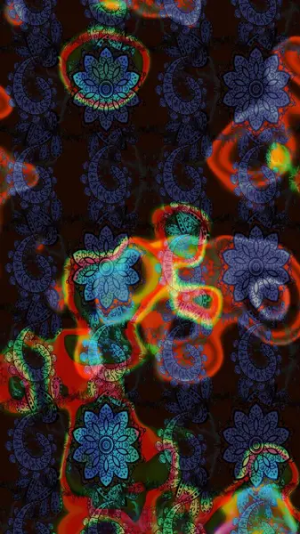 Raster düz çiçek çizim deseni. Hediye ambalaj kağıdı, tebrik kartları, posterler ve pankart tasarımı. Kahverengi ve gri renkte çiçekler.