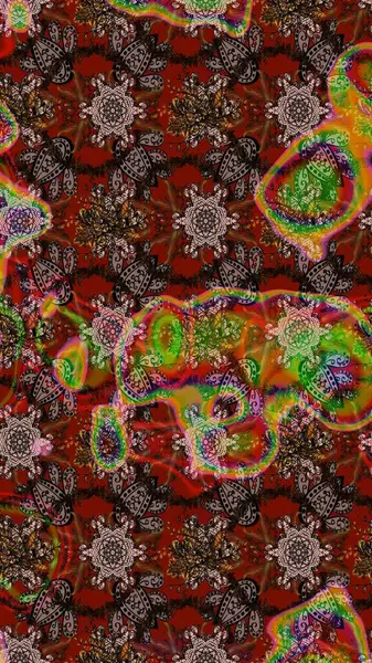 Egzotik çiçekler, kahverengi ve kırmızı renkler üzerine botanik, parlak klasik doğa. Raster illüstrasyonu. Klasik tropikal doğal elementlerin suluboya seti.