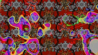 Elle çizilmiş sonbahar çiçeği deseni. Renkli gri ve kırmızı çizim kalıpları. Tekstil ve kapak tasarımı için mükemmel. Gri ve kırmızı renkte çiçekler. Doodle tarzı.