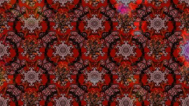 Küçük kahverengi ve kırmızı çiçekli oldukça eski bir besin torbası deseni. Tekstil, kumaş, kapaklar, duvar kağıtları, baskı, naylon, koleksiyon defteri, örgü, dekupaj için güzel bir eskiz. Millefleurlar.