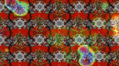 Robot resim. Küçük renkli çiçekler. Çiçekli bahar çiçekleri. Moda baskıları için zarif bir şablon. Küçük çiçekte güzel bir desen. Motley illüstrasyonu.