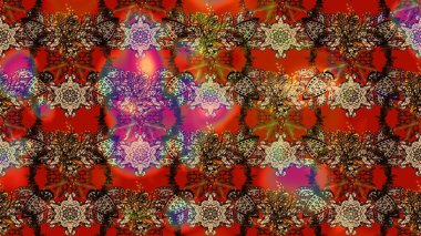 Parlak elementlerin. El çizimi Raster çizimi. Çizim çiçek deseni duvar kağıdı, web sitesi arkaplanı, paket kağıdı, davetiye, broşür, pankart veya web sitesi için kullanılabilir.