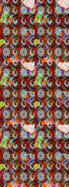 Raster illüstrasyonu. Yaprak ve çiçeklerin suluboya resimleri, gri ve kahverengi renkler üzerine çizimler. Gri ve kahverengi renkte bahar çiçekleri.