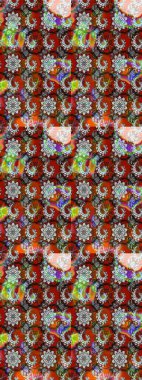 Raster illüstrasyonu. Yaprak ve çiçeklerin suluboya resimleri, gri ve kahverengi renkler üzerine çizimler. Gri ve kahverengi renkte bahar çiçekleri.