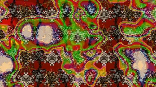 Güzel suluboya yaz çiçekleri deseni..