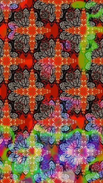 Küçük çaplı çiçeklerdeki basit şirin desenler. Tekstil veya kitap kapakları, imalat, duvar kağıtları, baskı, hediye paketi ve yapıştırma kitabı için çiçek eskizi geçmişi. Raster illüstrasyonu.