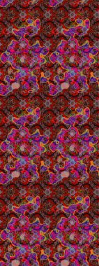 Moda baskıları için zarif bir şablon. Küçük renkli çiçekler. Çiçekli bahar çiçekleri. Küçük çiçekte güzel bir desen. Motley illüstrasyonu.