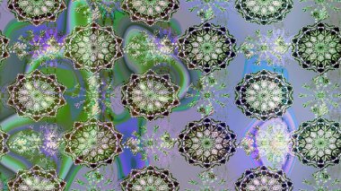 Raster illüstrasyonu. Şatafatlı bahar bahçesi dokusu. Çiçek deseni. Çiçek çizimi arkaplanı.