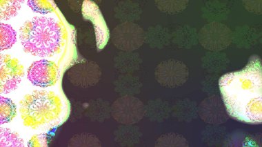 Çiçek arkaplanlı soyut zarafet eskiz deseni. Raster Güzel kumaş deseni.