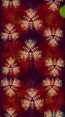 Raster illüstrasyonu. Güzel kumaş deseni. Bahar çiçekli güzel bir çiçek deseni..