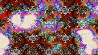 Çiçekli bahar çiçekleri. Moda baskıları için zarif bir şablon. Küçük çiçekte güzel bir desen. Motley illüstrasyonu. Küçük renkli çiçekler. Çizim.