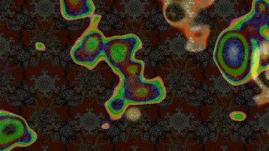 Hoş bir çiçek geçmişi var. Güzel kumaş deseni. Raster illüstrasyonu. Küçük çiçekte çizim deseni.