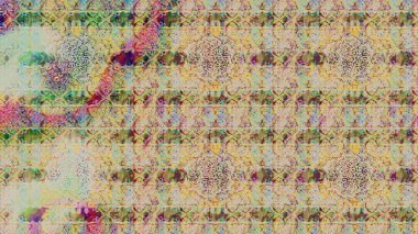 Renkli Bahar Teması eskiz kalıbı. Düz Çiçek Elementleri Tasarımı. Süslü kumaş deseni. Raster illüstrasyonunda çiçek deseni çizimi.