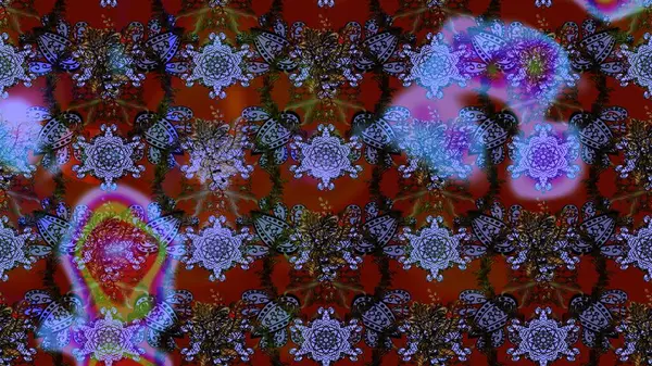 Küçük çiçekte güzel bir desen. Çiçekli bahar çiçekleri. Küçük renkli çiçekler. Moda baskıları için zarif bir şablon. Robot resim. Motley illüstrasyonu.