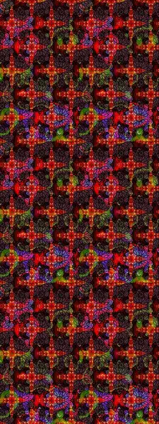 Siyah ve kahverengi renkte çiçekler. Düz Çiçek Elementleri Tasarımı. Raster illüstrasyonu. Çiçekli çiçek deseni, suluboya. Renkli Bahar Teması çizim şablonu.