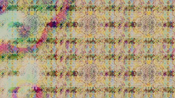 Renkli Bahar Teması eskiz kalıbı. Düz Çiçek Elementleri Tasarımı. Süslü kumaş deseni. Raster illüstrasyonunda çiçek deseni çizimi.