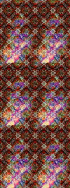 Güzel kumaş deseni. Düz Çiçek Elementleri Tasarımı. Raster Illustrasyon 'daki Çiçek Deseni' nin son moda çizimi. Renkli Yaz Teması çizim şablonu.