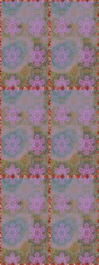 Çiçekli karalama şeklinde Raster çiçek deseni. Nazik, narin çiçek arkaplanı. Gri ve nötr renkte çiçekler.