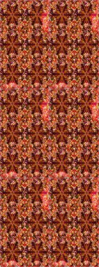 Düz elle çizilmiş klasik koleksiyon. Arkaplan, kumaş, altın duvar kağıdı. Kahverengi ve kırmızı renklerde altın desenli altın elementler. Raster altın pürüzsüz desen.