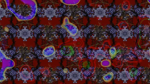 Bahar çiçekleriyle güzel bir çiçek deseni çizmişsin. Güzel kumaş deseni. Raster illüstrasyonu.