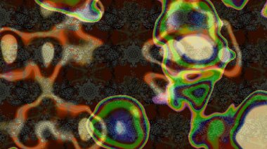 Kahverengi ve gri renkli çiçekler. Elle boyanmış suluboya resim çizimi çiçekler ve bitkiler.