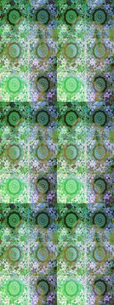 Kusursuz damaske klasik altın desen. Raster illüstrasyonu. Tekrarlayan elementlerle soyut arkaplan oluşturun. Yeşil ve nötr renklerdeki altın pürüzsüz desen altın elementlerle.