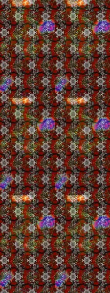 Çiçekli karalama şeklinde Raster çiçek deseni. Kahverengi ve gri renkli çiçekler. Nazik, narin çiçek arkaplanı.