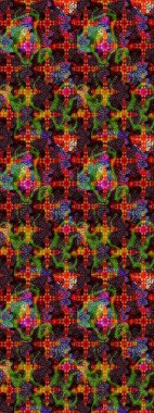 Çiçek deseni duvar kağıdı, desen dolguları ve web sayfası arka planı için kullanılabilir. Süslü zentangle çizim dokusu, soyut çiçeklerle süslenmiş. Şekillendirilmiş çiçekli çizim deseni.