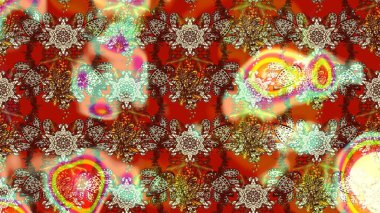 Renkli Yaz Temalı eskiz kalıbı. Sevimli çiçek raster deseni. Düz Çiçek Elementleri Tasarımı. Modaya uygun kumaş deseni.