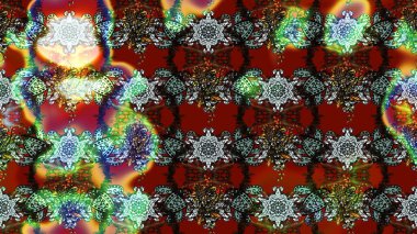 Kahverengi ve kırmızı renklerde. Anti-stres için soyut örnek sayfası. Raster illüstrasyonu.