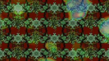 Zarif, parlak ve eskiz yeşil ve kırmızı çiçek desenli tasarım. Sabıka fotoğraflarında, bebek kıyafetlerinde, duvar kâğıtlarında, paket kutularında falan kullanılabilir. Raster..