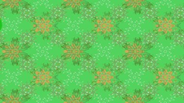 Karalama çiçeği. Raster illüstrasyonu. Güzel kumaş deseni. Renkli Bahar Teması eskiz kalıbı. Zentangle soyut çiçekleri. Düz Çiçek Elementleri Tasarımı.