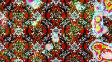 Raster illüstrasyonu. Güzel kumaş deseni. Küçük bir çiçekte eskiz deseni. Güzel çiçek arkaplanı..