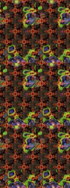 Elle boyanmış suluboya resim çizimleri, çiçekler ve bitkiler. Kahverengi ve siyah renkte çiçekler.