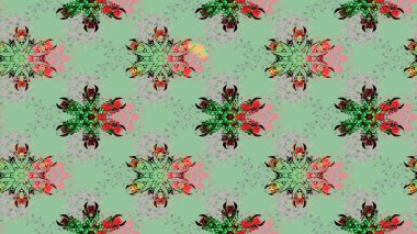 Dekorasyon ve tasarım için güzel bir desen. Suluboya çizim kalıbı. Çiçeğin suluboya çizimlerinin mükemmel deseni. Eski model. Moda yazdırma.