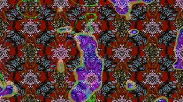 Şatafatlı bahar bahçesi dokusu. Raster illüstrasyonu. Flower eskiz arka planı. Çiçek deseni.