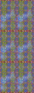 Tekstil, kumaş, ambalaj, hatıra defteri için hoş bir çiçek arkaplanı. Gri arka planda. Çocuksu tasarım. Elle çizilmiş karalama çiçekleri ile pürüzsüz desen.