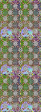 Dekorasyon ve tasarım için güzel bir desen. Raster illüstrasyonu. Moda baskısı. Eski model. Çiçeğin suluboya çizimlerinin mükemmel deseni. Suluboya kusursuz desen.