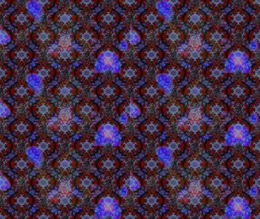 Çiçekli karalama şeklinde Raster çiçek deseni. Kahverengi renkli çiçekler. Nazik, narin çiçek arkaplanı.