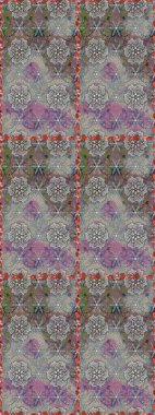 Çiçekli, kusursuz bir arkaplan. Çocuk stili. Renkli Bahar Temalı Kusursuz Arkaplan. Düz Çiçek Elementleri Tasarımı.