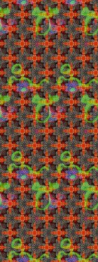 Renkli Bahar Teması eskiz kalıbı. Sevimli çiçek raster deseni. Bej ve kahverengi renkli çiçekler. Düz Çiçek Elementleri Tasarımı.