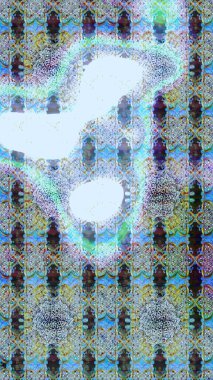 Raster illüstrasyonu. Küçük çiçekli şirin bir desen. Çiçek ve yapraklı çiçek deseni.