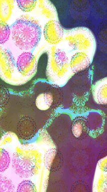 Çiçekli eskiz çizimi. Tarafsız renklerde çiçekler. Renkli Yaz Temalı eskiz kalıbı. Düz Çiçek Elementleri Tasarımı.