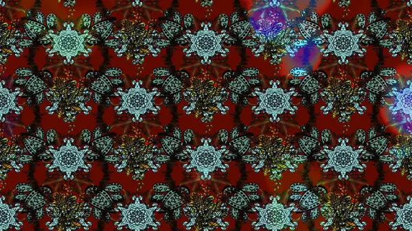 Şirin, zarif çiçekler Raster illüstrasyonu. Tekstil için figür. Yapraklı çizim şekli. Davetiye ve kartpostal tasarımı için dekoratif çiçek unsurları. Poster veya kapak için arkaplan.